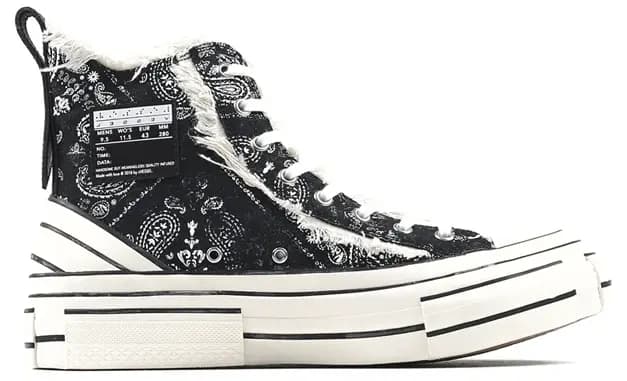 Giày XVESSEL G.O.P. Highs Paisley Black F19X008YB Giày XVESSEL G.O.P. Highs Paisley Black F19X008YB