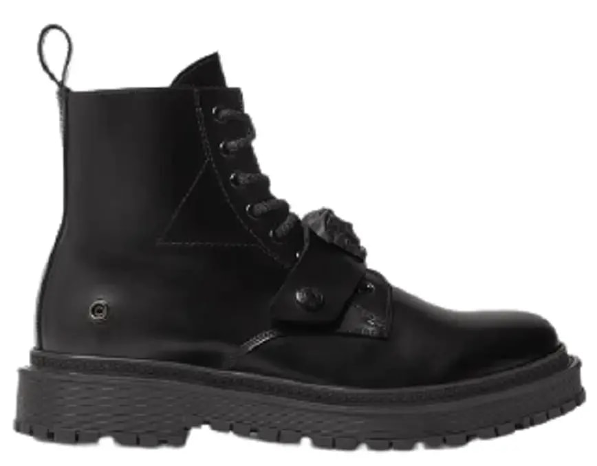 Giày Verssace Medusa Lace Up Boots Black 1003149-1A02336-1B00B — kich-thuoc: lien-he-order Giày Verssace Medusa Lace Up Boots Black 1003149-1A02336-1B00B — kich-thuoc: lien-he-order