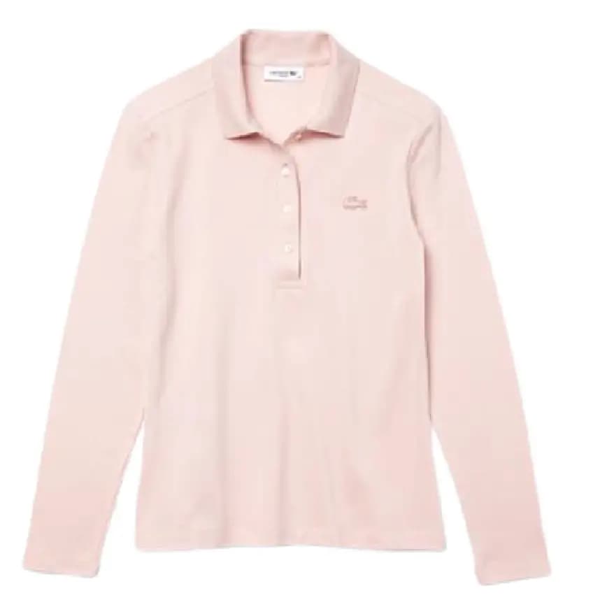 Áo Lacoste Women's 4-Button Slim Fit Long Sleeve Polo PF5464-20C-ADY Áo Lacoste Women's 4-Button Slim Fit Long Sleeve Polo PF5464-20C-ADY