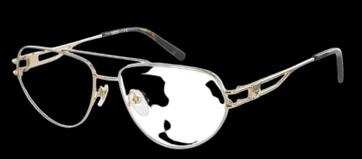 Kính MCM Eyeglasses 715 Shiny Gold Silver MCM2129-780 Kính MCM Eyeglasses 715 Shiny Gold Silver MCM2129-780