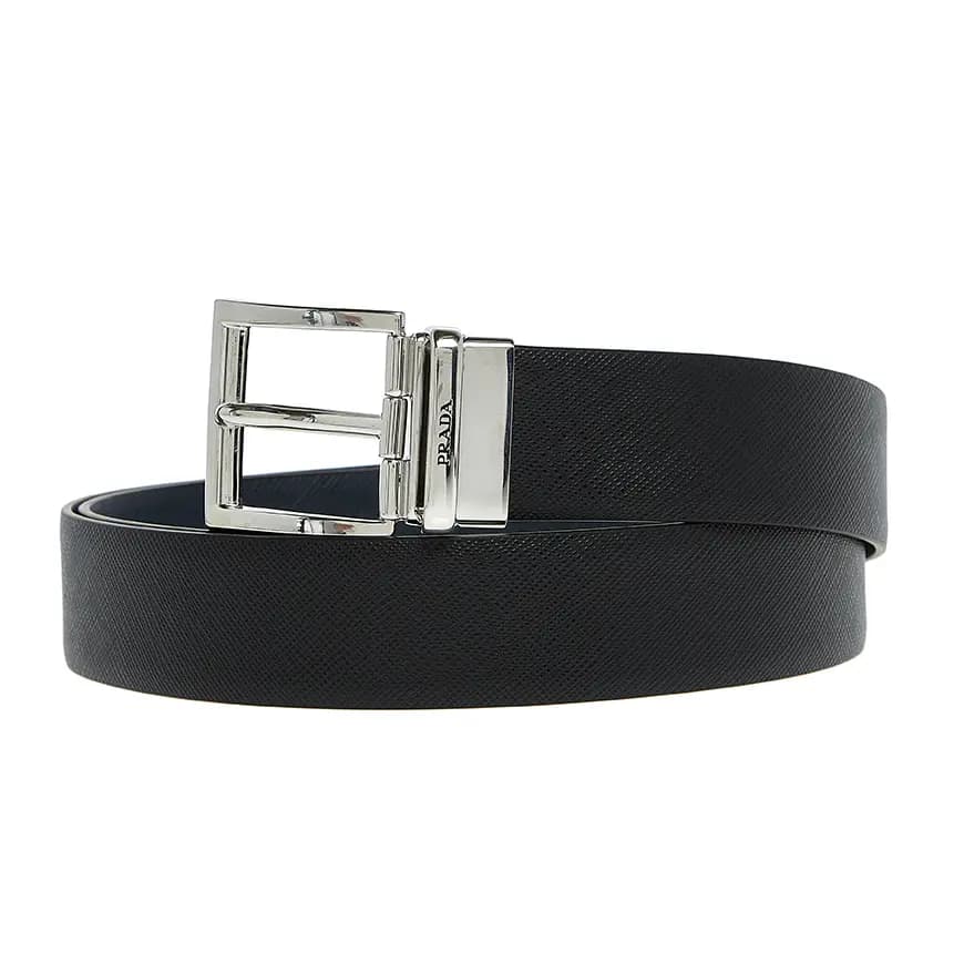 Thắt Lưng Prada Men's Square Buckle Belt 'Black' 2CC004-053-F0RD7 Thắt Lưng Prada Men's Square Buckle Belt 'Black' 2CC004-053-F0RD7
