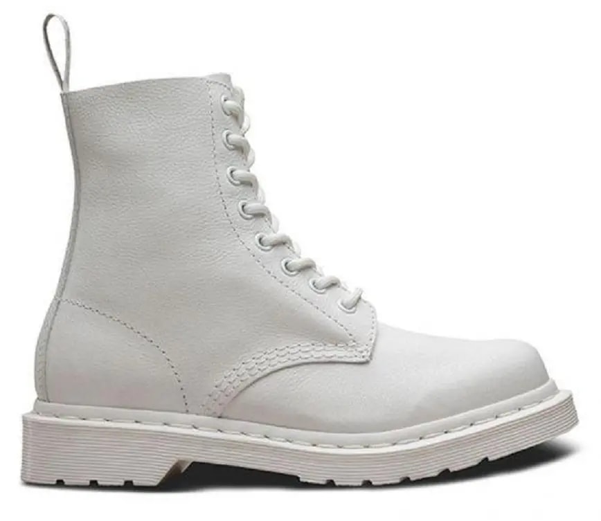 Giày Dr. Martens 1460 Pascal Virginia Mono Boot 'White' 24480100 — kich-thuoc: 37 Giày Dr. Martens 1460 Pascal Virginia Mono Boot 'White' 24480100 — kich-thuoc: 37