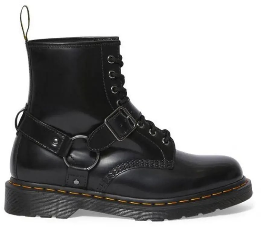 Giày Dr. Martens 1460 Black Harness Leather Lace Up Boots 25163001 — kich-thuoc: 41 Giày Dr. Martens 1460 Black Harness Leather Lace Up Boots 25163001 — kich-thuoc: 41