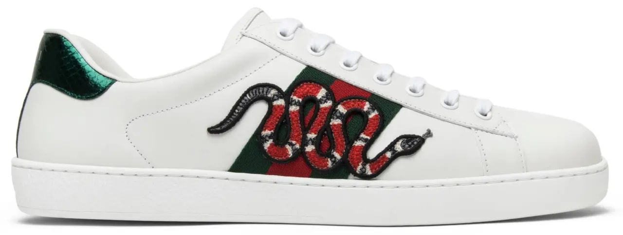 Giày Gucci Ace Embroidered 'Snake' 456230 A38G0 9064 — kich-thuoc: lien-he-order Giày Gucci Ace Embroidered 'Snake' 456230 A38G0 9064 — kich-thuoc: lien-he-order