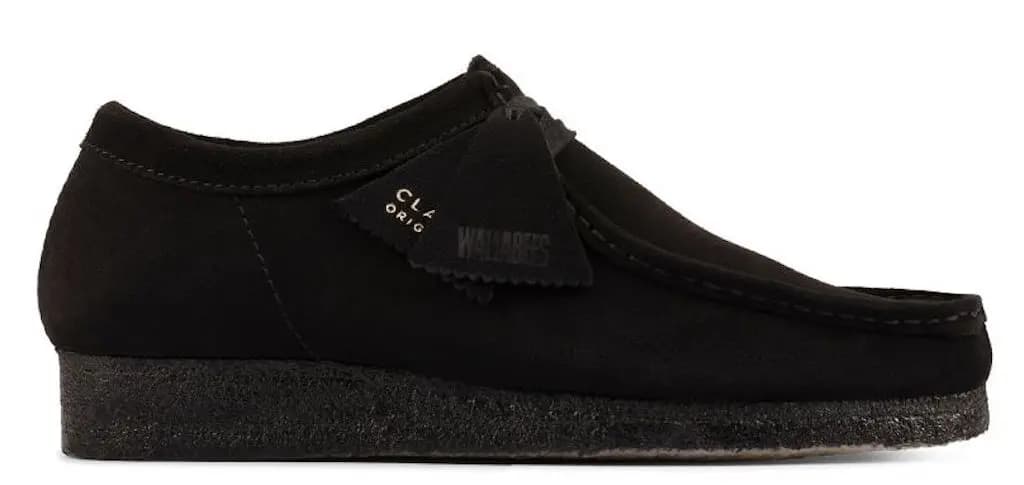 Giày Clarks Wallabee 'Black Suede' 261-55522 Giày Clarks Wallabee 'Black Suede' 261-55522