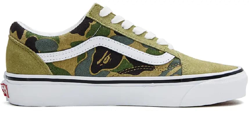 Giày Vans x BAPE Old Skool 36 DX Shoes 'Green' VN0A54F37BE Giày Vans x BAPE Old Skool 36 DX Shoes 'Green' VN0A54F37BE