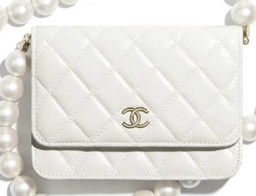 Túi Chanel Chain Wallet Lambskin White AP1839-B04327-10601 Túi Chanel Chain Wallet Lambskin White AP1839-B04327-10601