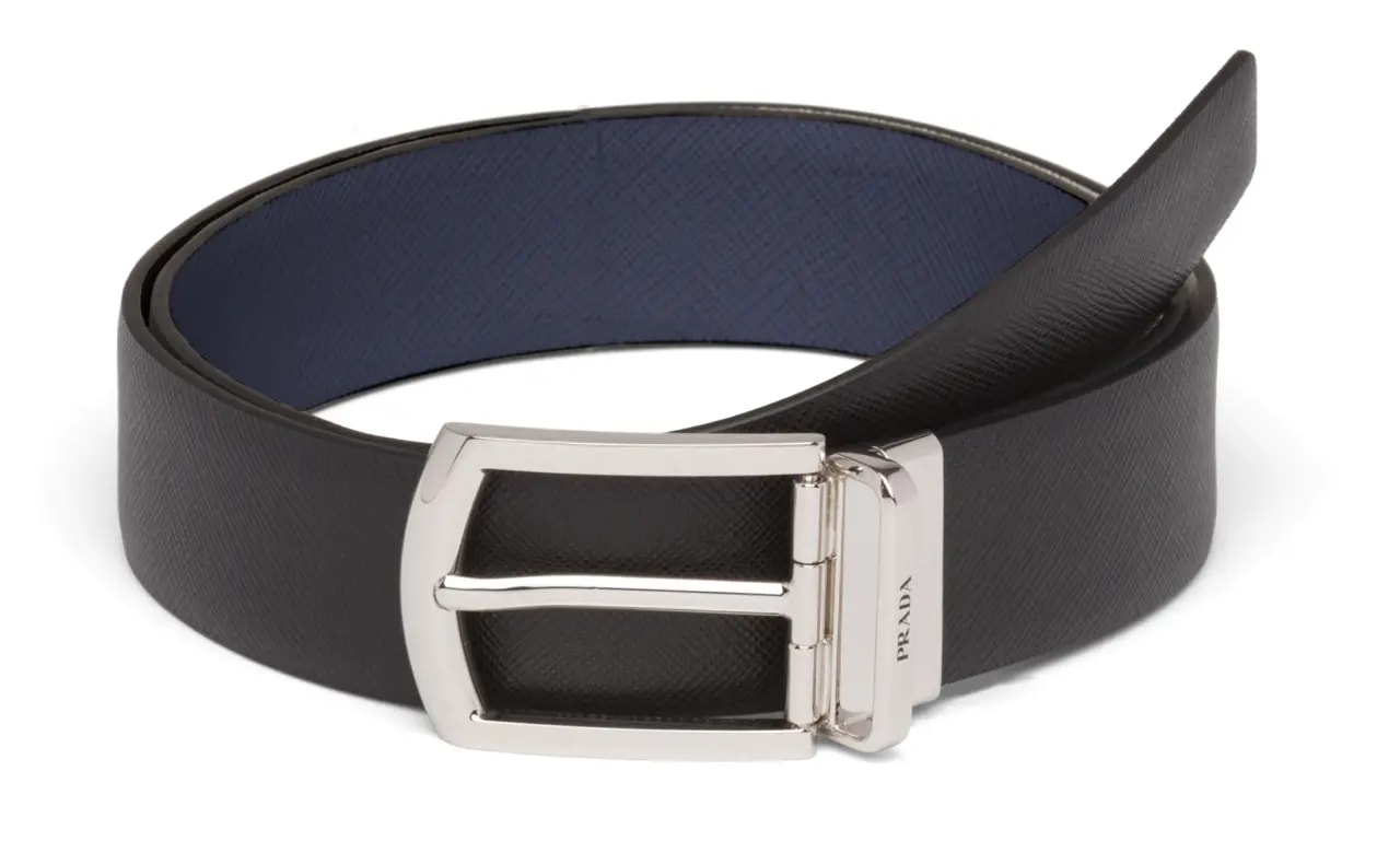 Thắt Lưng Prada Reversible Saffiano Leather Belt 2CC468-053-F0RD7 Thắt Lưng Prada Reversible Saffiano Leather Belt 2CC468-053-F0RD7