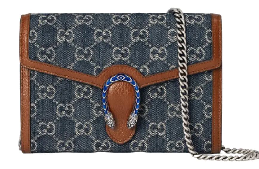 Túi Gucci Dionysus Mini Chain Bag Blue 401231 2KQFN 4483 Túi Gucci Dionysus Mini Chain Bag Blue 401231 2KQFN 4483