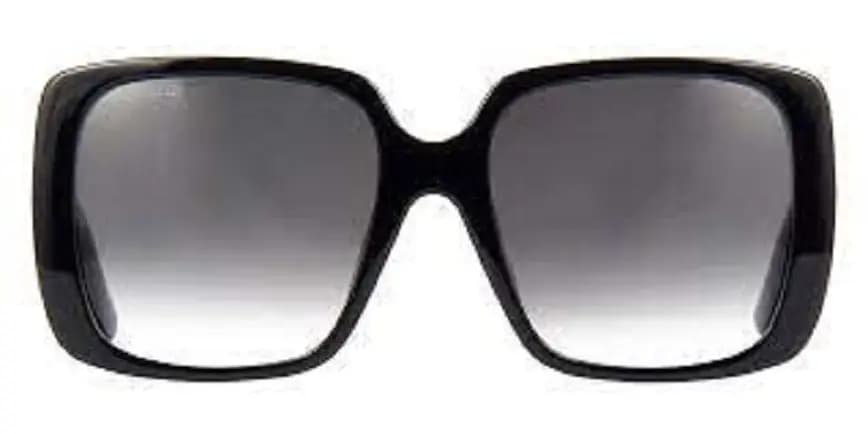Kính Gucci Black Shiny 'Grey Square' GG0632SA-001 Kính Gucci Black Shiny 'Grey Square' GG0632SA-001