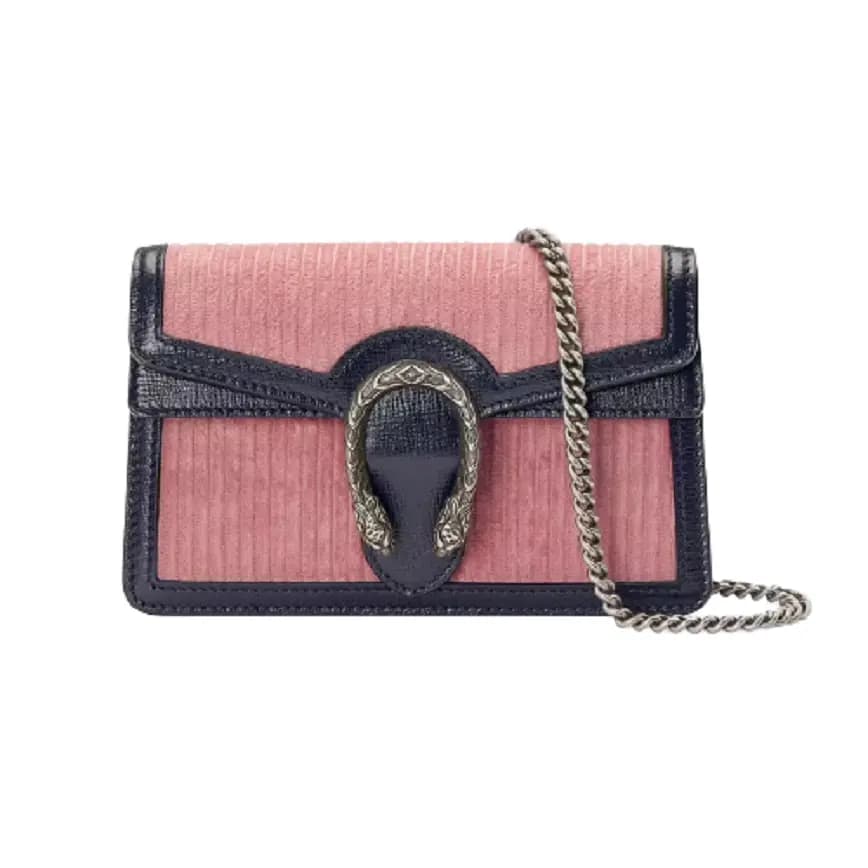 Túi Gucci Dionysus Super Mini Pink Corduroy 476432-2S8AN-6781 Túi Gucci Dionysus Super Mini Pink Corduroy 476432-2S8AN-6781