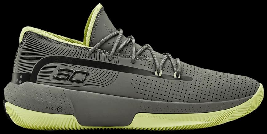 Giày Under Armour Curry 3Zer0 3 'Grey Gravity Green' 3022048-302 Giày Under Armour Curry 3Zer0 3 'Grey Gravity Green' 3022048-302