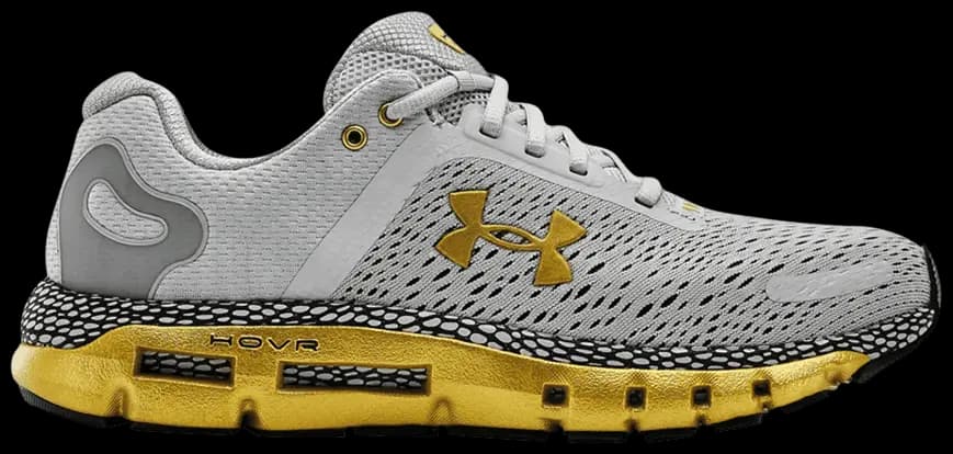 Giày Under Armour HOVR Infinite 2 'Grey Metallic Gold Luster' 3022587-108 Giày Under Armour HOVR Infinite 2 'Grey Metallic Gold Luster' 3022587-108