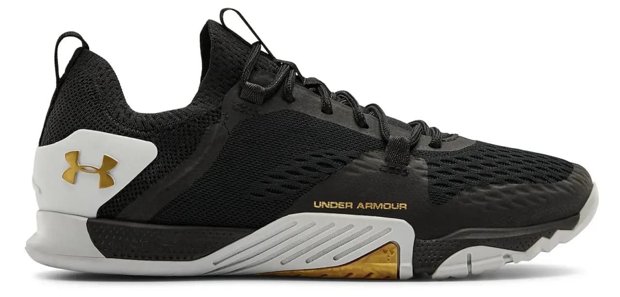 Giày UNDER ARMOUR Wmns Reign 2 TriBase 'Black Metallic Gold Luster' 3022614-003 Giày UNDER ARMOUR Wmns Reign 2 TriBase 'Black Metallic Gold Luster' 3022614-003