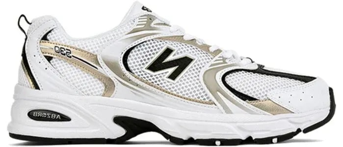 Giày New Balance 530 'White Light Gold Metallic' MR530UNI — kich-thuoc: 36 Giày New Balance 530 'White Light Gold Metallic' MR530UNI — kich-thuoc: 36