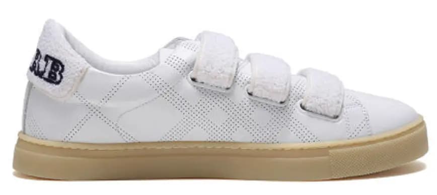 Giày Burberry Fabric Leather White 80054541 Giày Burberry Fabric Leather White 80054541