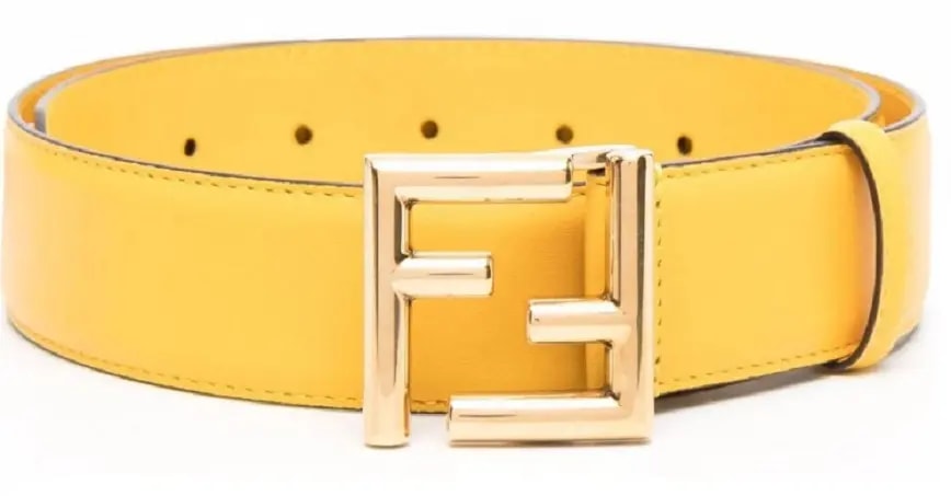 Thắt Lưng Fendi Women's Yellow Leather Belt 8C0649AAIWF1EYI Thắt Lưng Fendi Women's Yellow Leather Belt 8C0649AAIWF1EYI