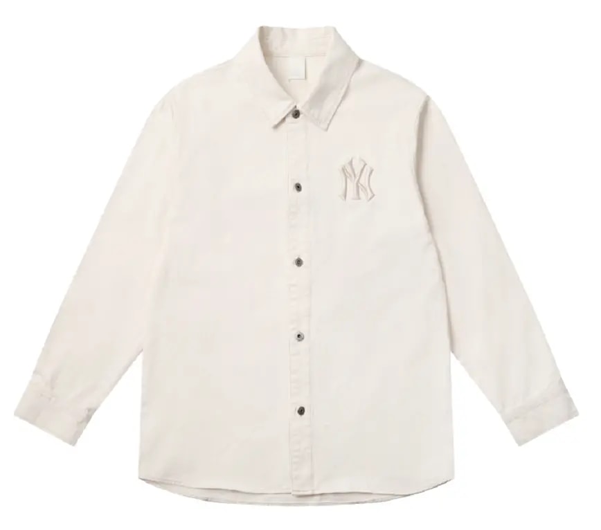 Áo MLB Basic Back Logo Denim Shirt New York Yankees 31WSN2111-50I — kich-thuoc: S Áo MLB Basic Back Logo Denim Shirt New York Yankees 31WSN2111-50I — kich-thuoc: S