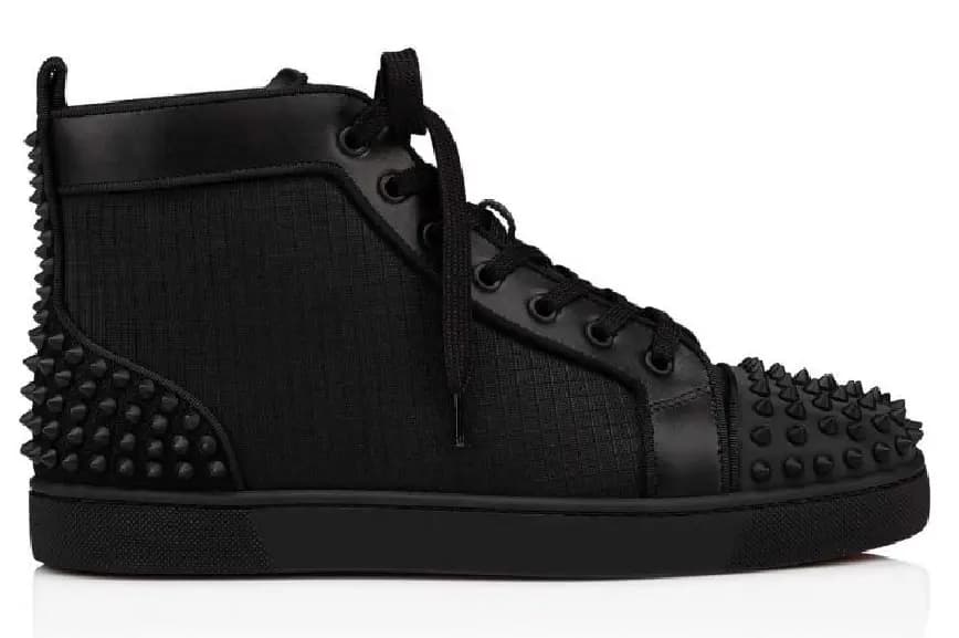 Giày Christian Louboutin Lou Spikes 2 'Black' 3220139B026 Giày Christian Louboutin Lou Spikes 2 'Black' 3220139B026