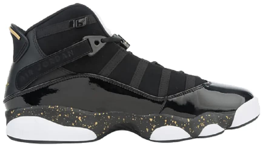 Giày Nike Air Jordan 6 Rings 'Black Metallic Gold' 322992-007 Giày Nike Air Jordan 6 Rings 'Black Metallic Gold' 322992-007