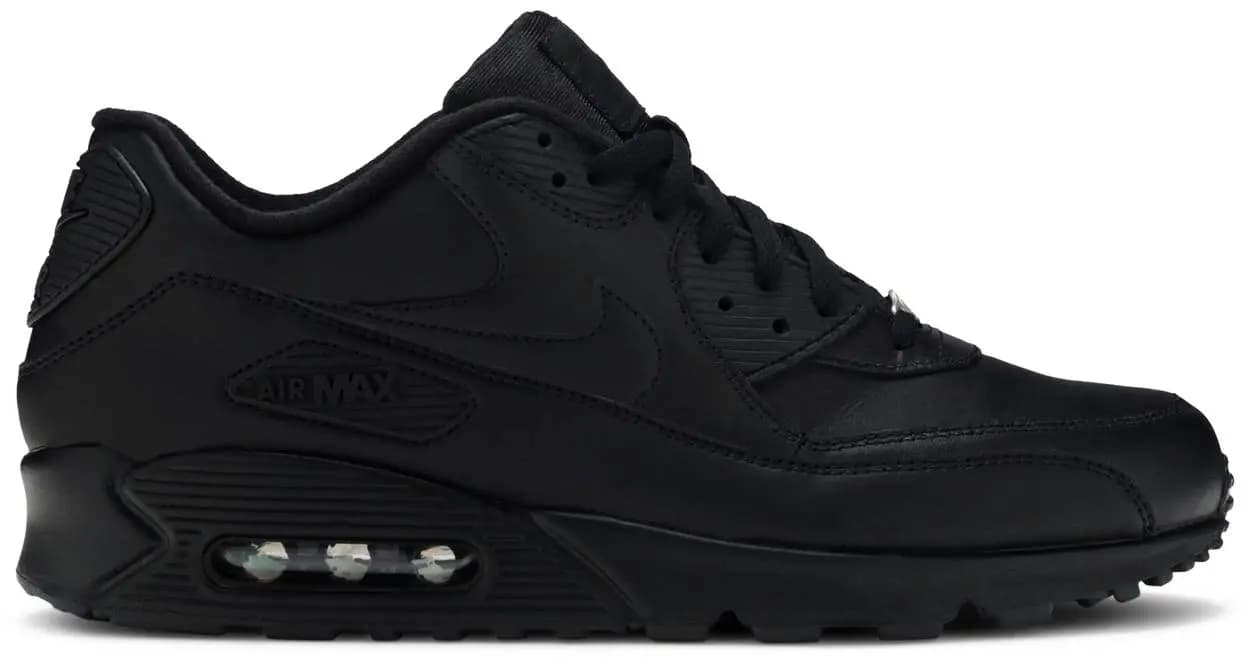 Giày Nike Air Max 90 Leather 'Black' 302519-001 Giày Nike Air Max 90 Leather 'Black' 302519-001