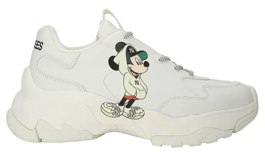 Giày MLB X Disney Bigball Chunky Mickey NY 'White' 32SHCK941-50I Giày MLB X Disney Bigball Chunky Mickey NY 'White' 32SHCK941-50I