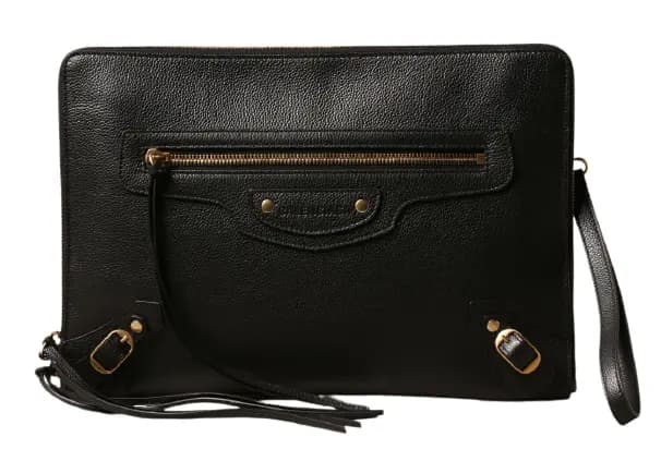 Túi Balenciaga Neo Classic Pouch In Grained Leather 652490-15Y0I-1000 Túi Balenciaga Neo Classic Pouch In Grained Leather 652490-15Y0I-1000