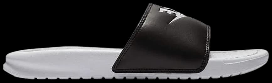 Dép Nike Benassi JDI LTD 'Black White Silver' 343881-104 Dép Nike Benassi JDI LTD 'Black White Silver' 343881-104