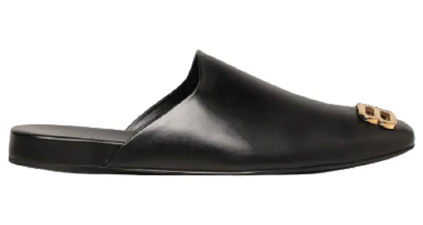 Giày Balenciaga BB Cosy Leather Mules 653808 WBB52 1088 Giày Balenciaga BB Cosy Leather Mules 653808 WBB52 1088