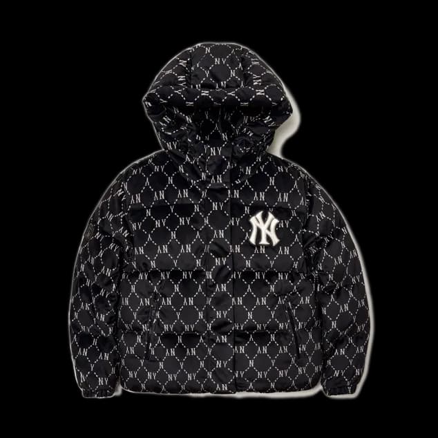 Áo MLB Women's Diamond Monogram Crop Short Padded NY Yankees 3FDJM0216-50BKS Áo MLB Women's Diamond Monogram Crop Short Padded NY Yankees 3FDJM0216-50BKS
