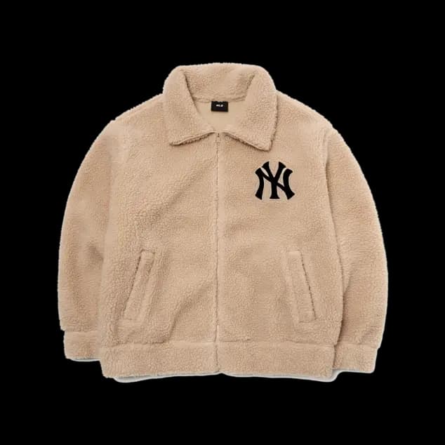 Áo MLB Basic Stand Neck Dumble Fleece Jumper NY Yankees 3AJPF0316-50SAS Áo MLB Basic Stand Neck Dumble Fleece Jumper NY Yankees 3AJPF0316-50SAS