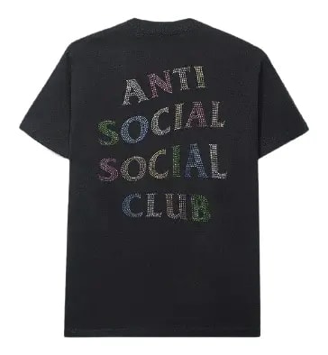 Áo Anti Social Social Club Stud Belt Black Tee — kich-thuoc: L Áo Anti Social Social Club Stud Belt Black Tee — kich-thuoc: L