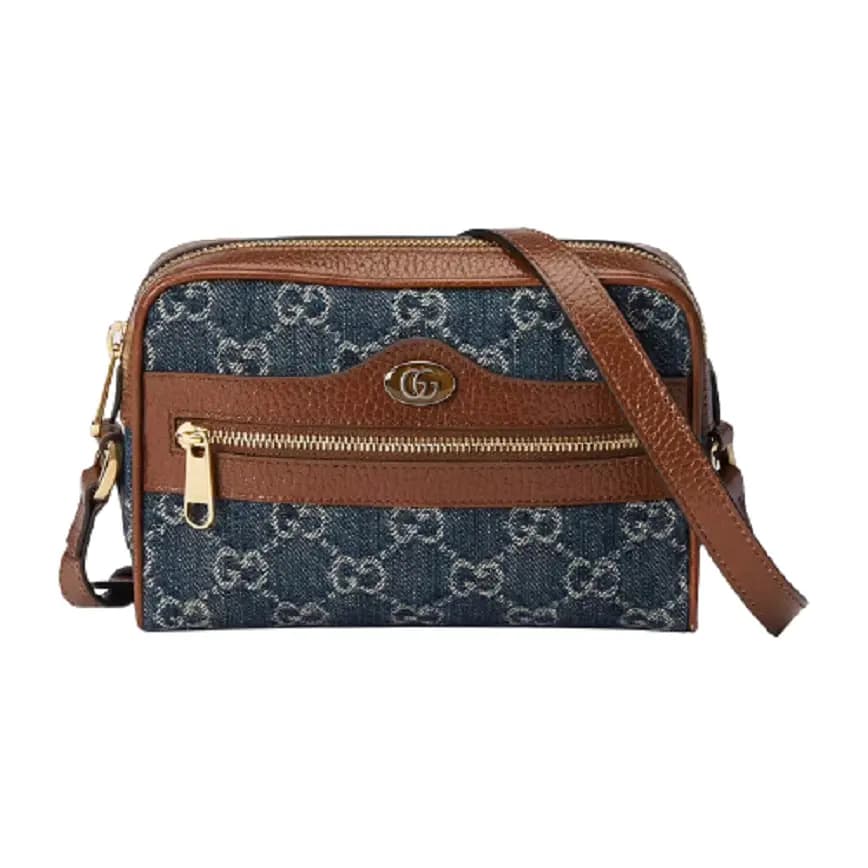 Túi Gucci Ophidia GG Mini Dark Blue And Brown Leather 517350-2KQGG-8375 Túi Gucci Ophidia GG Mini Dark Blue And Brown Leather 517350-2KQGG-8375
