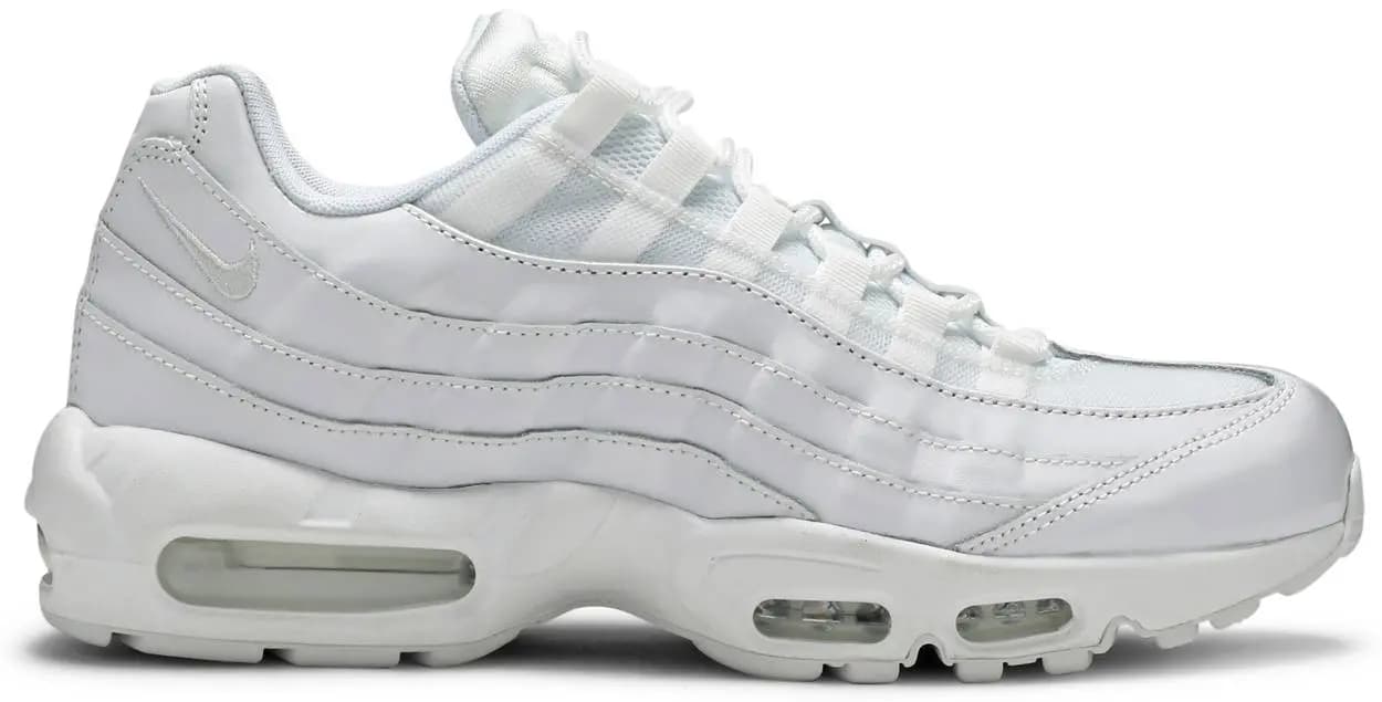 Giày Nike Wmns Air Max 95 'Triple White' 307960-108 Giày Nike Wmns Air Max 95 'Triple White' 307960-108