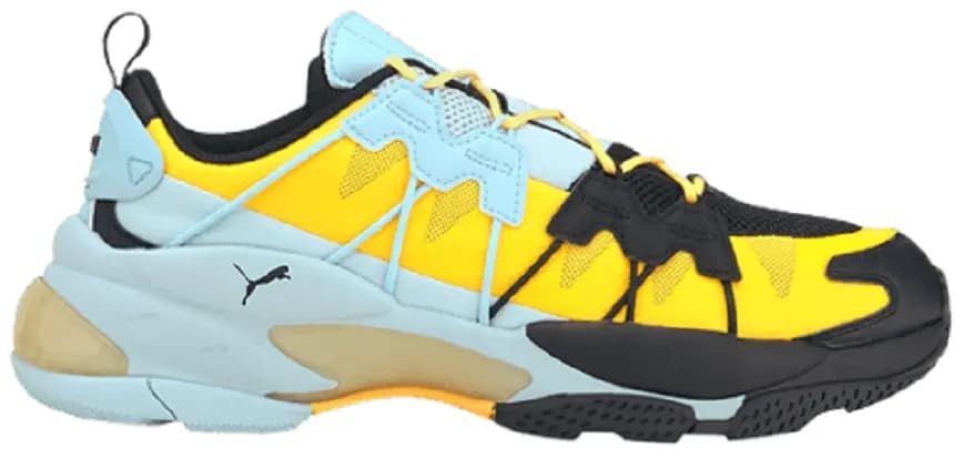 Giày Puma LQDCELL Omega Striped Knit 'Black Ultra Yellow' 371476-06 Giày Puma LQDCELL Omega Striped Knit 'Black Ultra Yellow' 371476-06