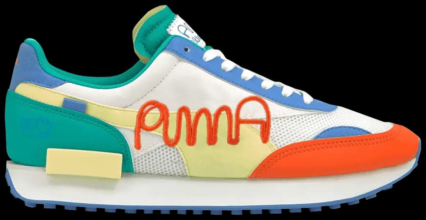 Giày Puma Mr. Doodle x Future Rider 'Puma Wordmark Embroidery' 375790-01 Giày Puma Mr. Doodle x Future Rider 'Puma Wordmark Embroidery' 375790-01