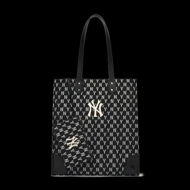Túi MLB Monogram Jacquard Tote Bag NY Yankees 3AORL031N-50BKS Túi MLB Monogram Jacquard Tote Bag NY Yankees 3AORL031N-50BKS