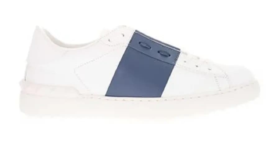 Giày Valentino Garavani White Leather VY0S0830BLU60U Giày Valentino Garavani White Leather VY0S0830BLU60U