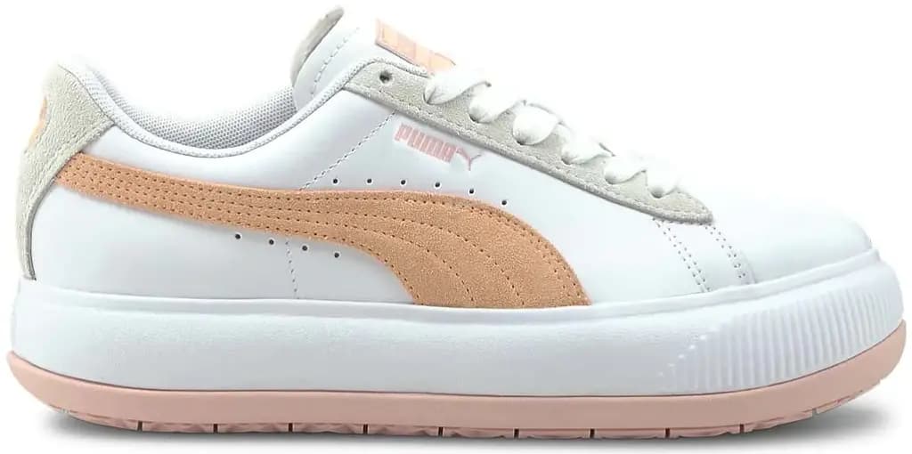 Giày Puma Suede Mayu 'White Orange' 382581-03 Giày Puma Suede Mayu 'White Orange' 382581-03