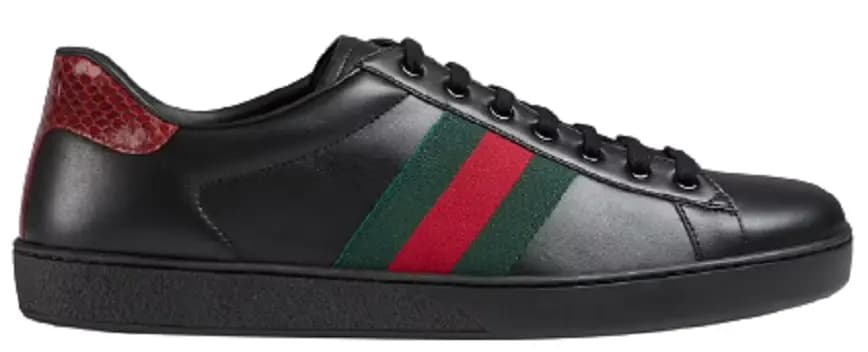 Giày Gucci Men's Ace Leather sneaker 386750-02JR0-1078 Giày Gucci Men's Ace Leather sneaker 386750-02JR0-1078