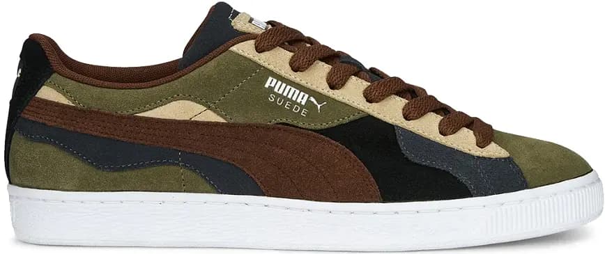 Giày Puma Suede 'Camowave Olive' 389277-01 Giày Puma Suede 'Camowave Olive' 389277-01