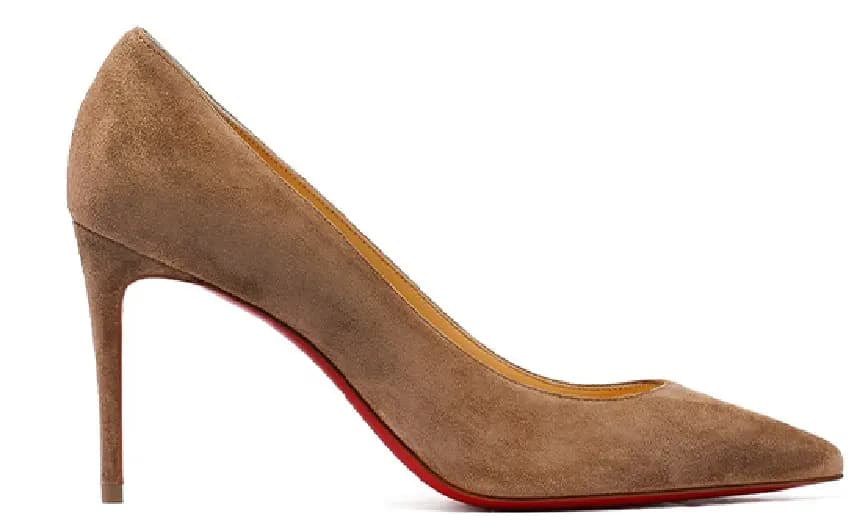 Giày Cao Gót Christian Louboutin Kate 85 Brown Veau Velours 3191417C626 Giày Cao Gót Christian Louboutin Kate 85 Brown Veau Velours 3191417C626