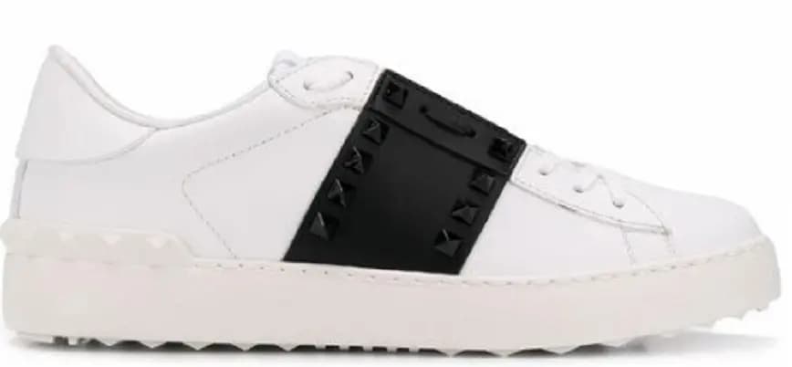 Giày Valentino Rockstud Hidden Sneakers White Black Women SW0S0A01 LTU A01 Giày Valentino Rockstud Hidden Sneakers White Black Women SW0S0A01 LTU A01