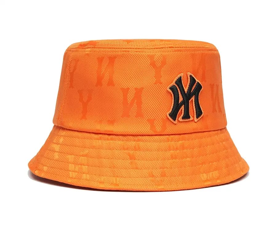 Mũ MLB Monogram Nylon Bucket Hat NY Yankees 3AHTM021N-50ORS Mũ MLB Monogram Nylon Bucket Hat NY Yankees 3AHTM021N-50ORS