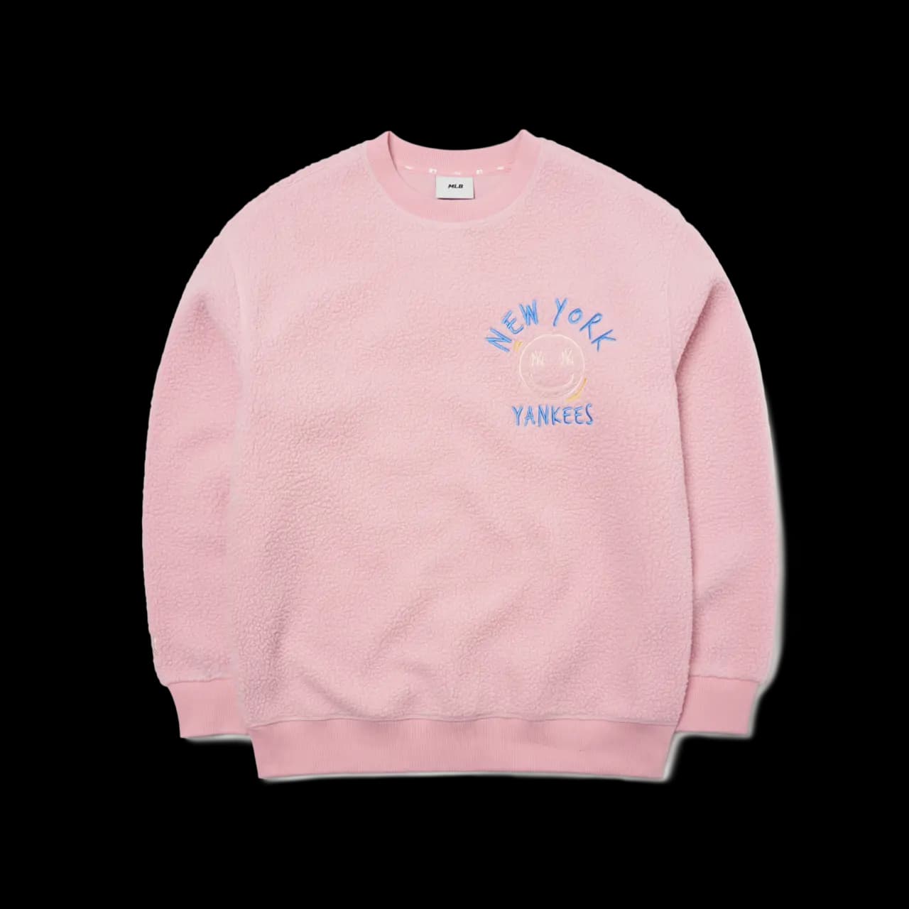 Áo MLB Like Smile Fleece Mega NY Yankees Pink 3AMTF5516-50PKS Áo MLB Like Smile Fleece Mega NY Yankees Pink 3AMTF5516-50PKS