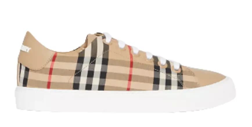 Giày Burberry Vintage Check Sneakers Beige p80388661 Giày Burberry Vintage Check Sneakers Beige p80388661