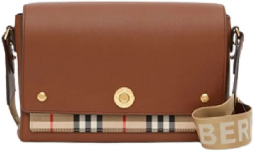 Túi Burberry Vintage Check and Leather Note Crossbody Bag 'Tan' Túi Burberry Vintage Check and Leather Note Crossbody Bag 'Tan'