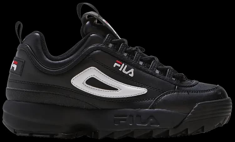 Giày Fila Disruptor 2 Premium 'Black White' 3FM00666-014 Giày Fila Disruptor 2 Premium 'Black White' 3FM00666-014