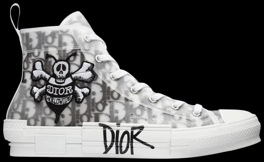 Giày Dior B23 High Dior Oblique Shawn Bee Embroidery Patch 3SH118YYO H960 Giày Dior B23 High Dior Oblique Shawn Bee Embroidery Patch 3SH118YYO H960