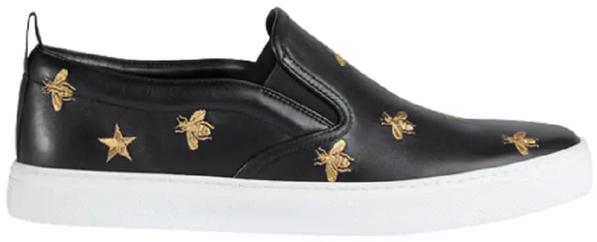 Giày Gucci Slip-On 'Bees Black' 407364-AXWB0-1076 Giày Gucci Slip-On 'Bees Black' 407364-AXWB0-1076